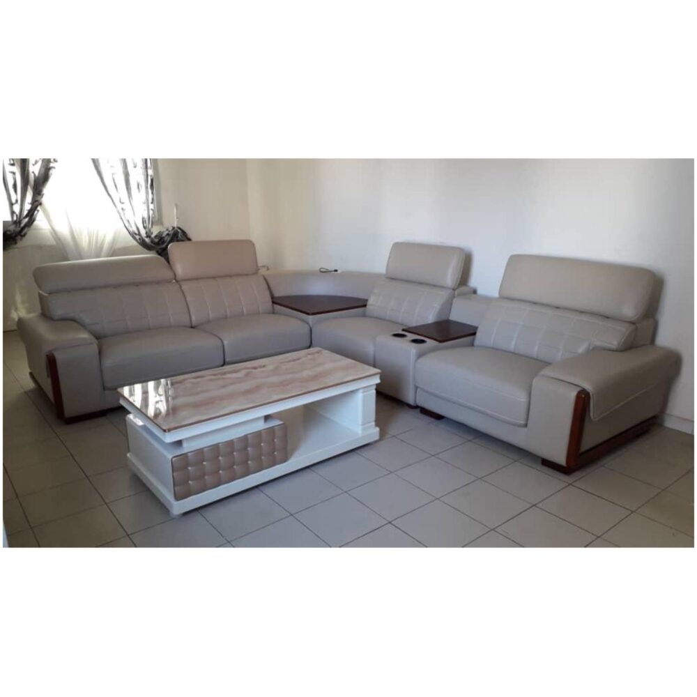 Acheter Salon Cuir Canapé avec Table basse dakar sénégal Acheter Salon Cuir Canapé avec Table basse dakar sénégal