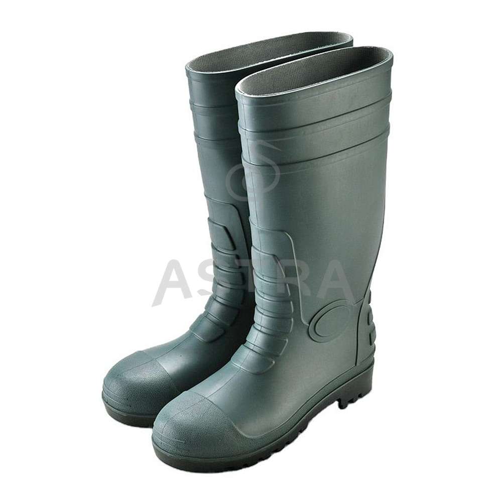 bottes de sécurité anti-pluie vertes pour zone inondée Dakar Sénégal