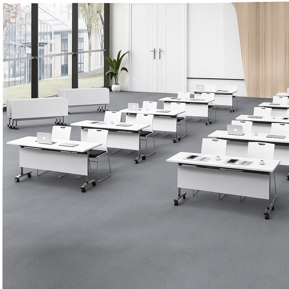 Table Formation Acheter Table de Formation Pliante sur Roulettes – Bureau Modulable ...
