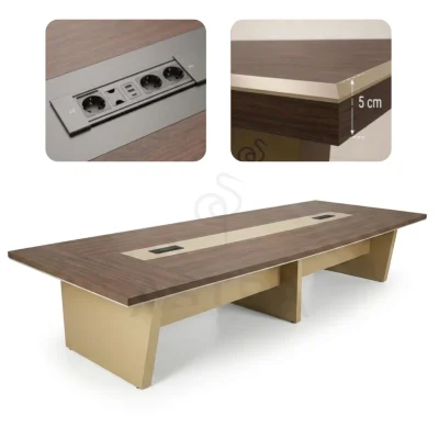 Table de Réunion Professionnelle ASTRA - Design Moderne et Connectivité Intégrée - Dakar, Sénégal